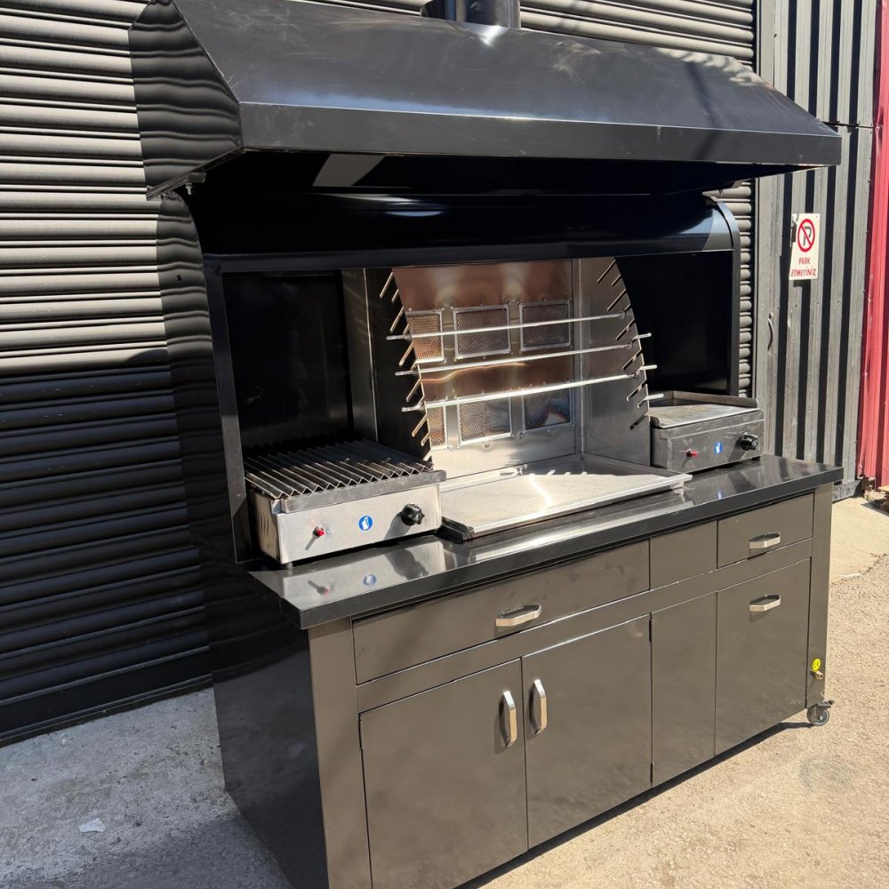 Black Set Kokoreç Pişirim Ocağı Set resimi