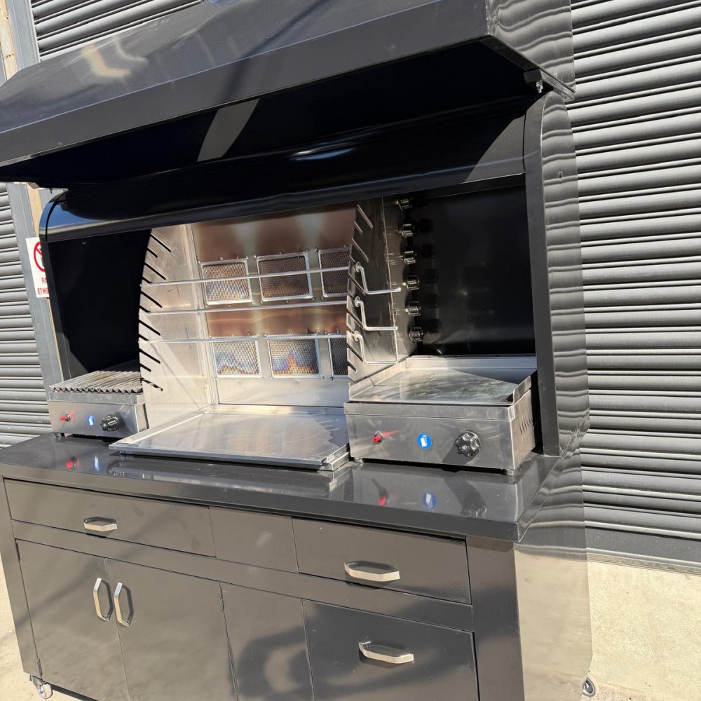 Black Set Kokoreç Pişirim Ocağı Set resimi