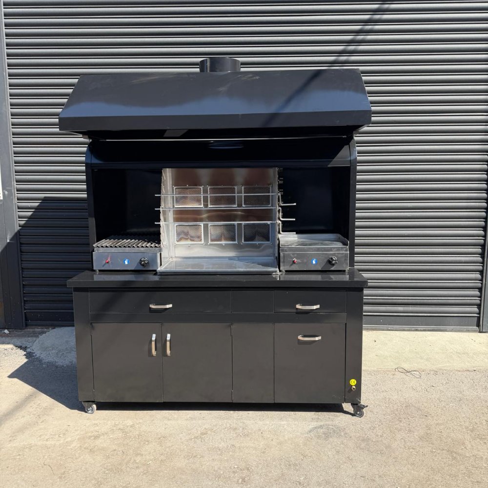 Black Set Kokoreç Pişirim Ocağı Set resimi