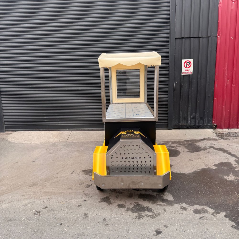 Dekoratif Seyyar Klasik Araba resimi