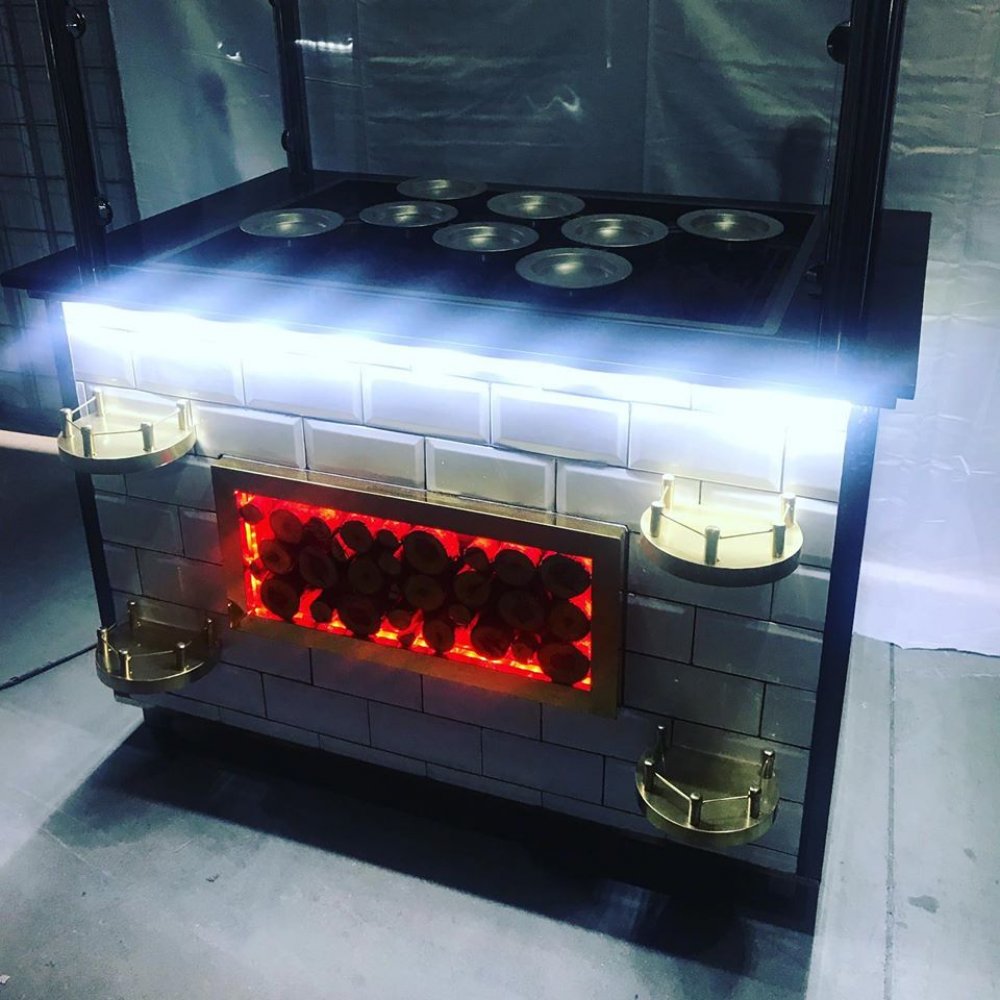 Elektirikli Künefe Pişirim Ocağı Saray Model resimi