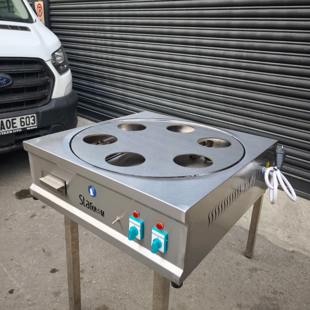 Elektrikli Dönerli Künefe Pişirme Ocağı - StarKrom Sanayi Tipi resimi