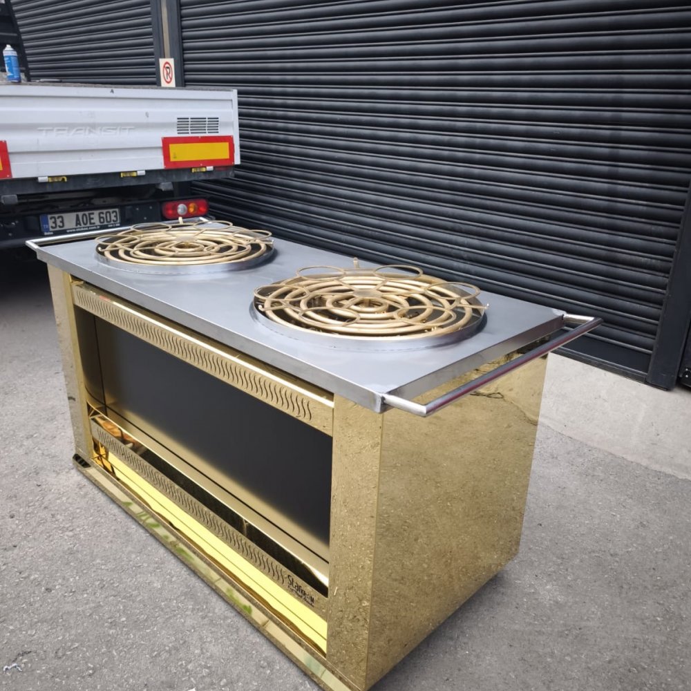 Gold Premium Serisi Dönerli Künefe Pişirme Ocağı resimi
