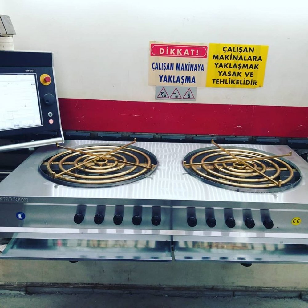 Kadayıf Ve Künefe Pişirim Makinesi Otomatik Dönerli CE Belgeli Gazmer Kayıtlı resimi