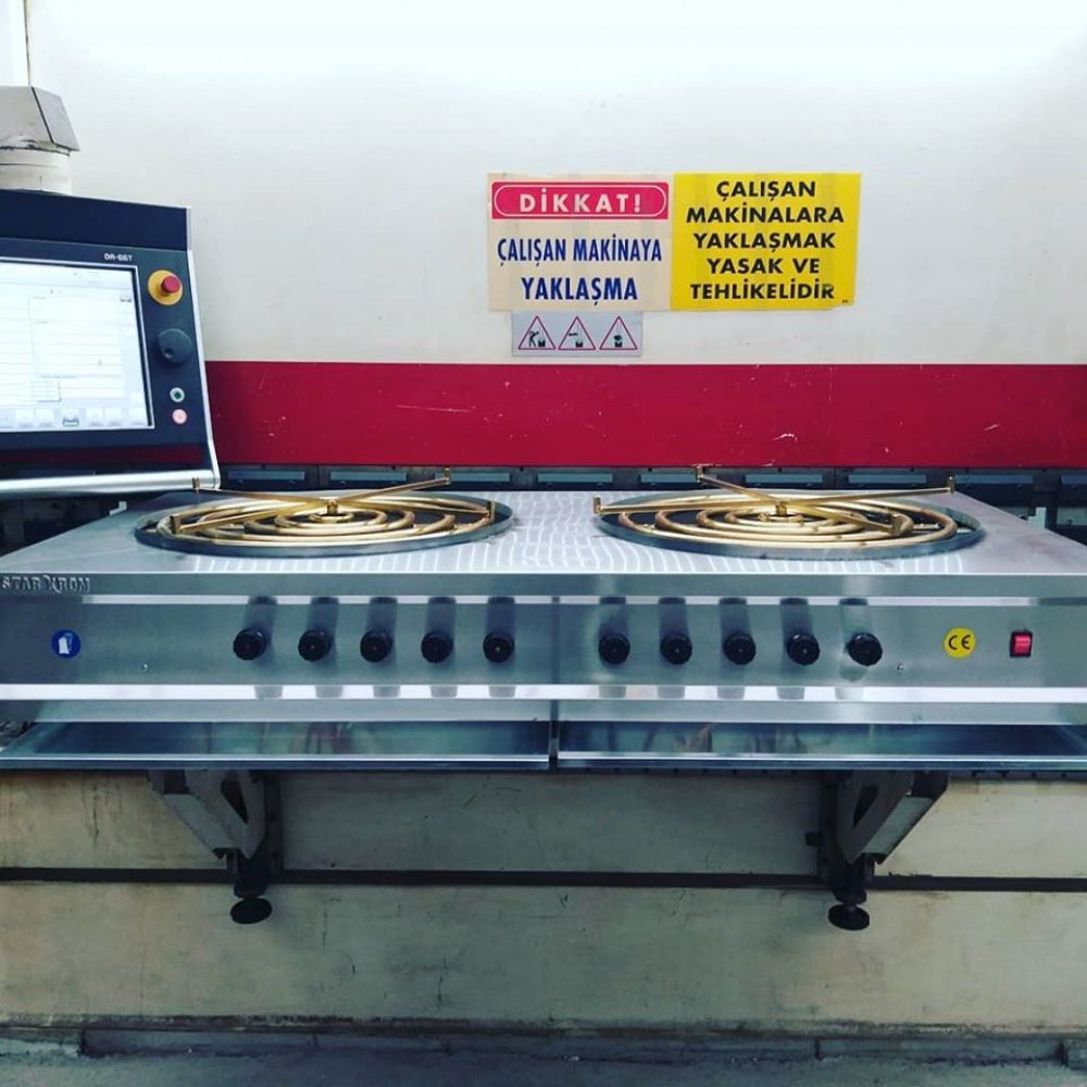 Kadayıf Ve Künefe Pişirim Makinesi Otomatik Dönerli CE Belgeli Gazmer Kayıtlı resimi