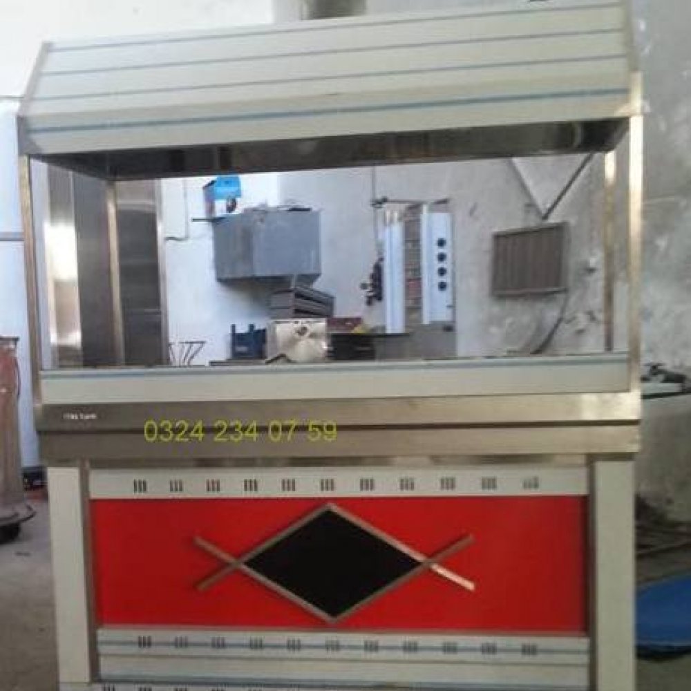Red Decorated 190 Tantuni Countertops resimi
