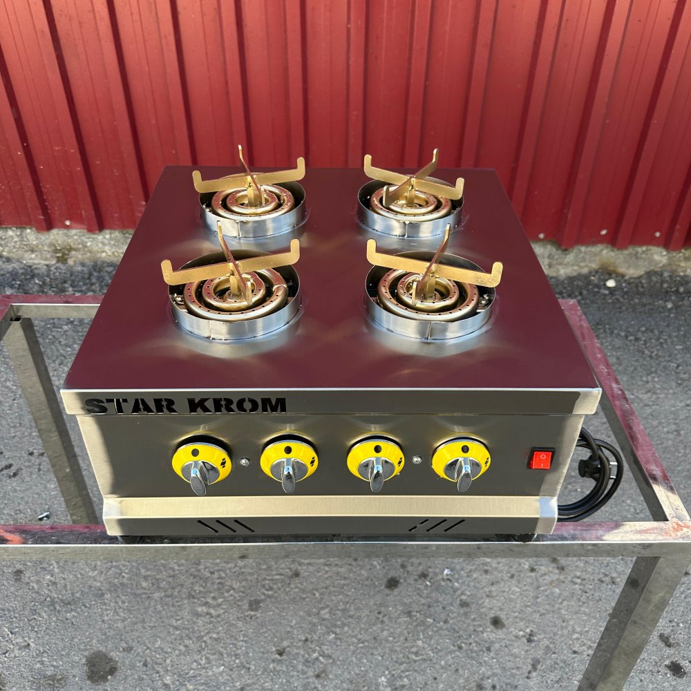 Künefe Pişirim Ocağı Otomatik 4 Gözlü resimi