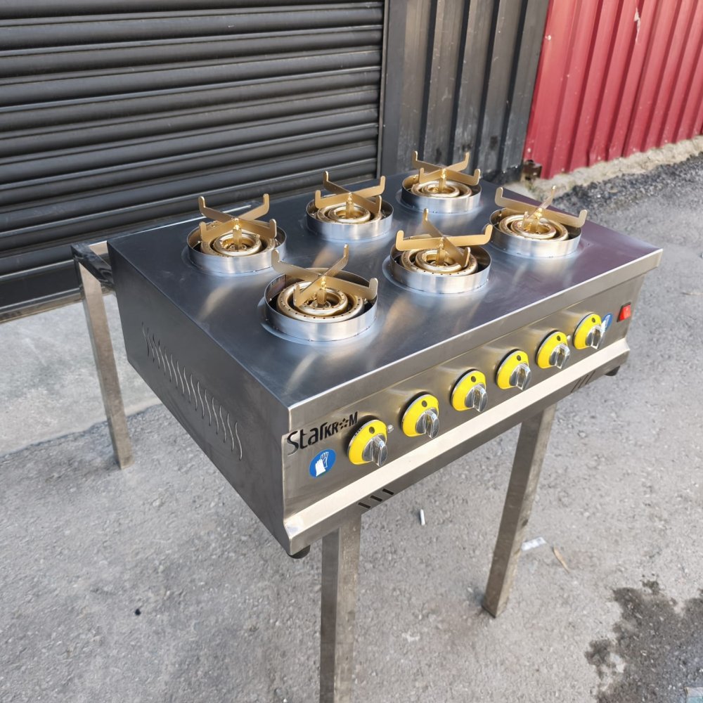 Künefe Pişirim Ocağı Otomatik 6 Gözlü resimi