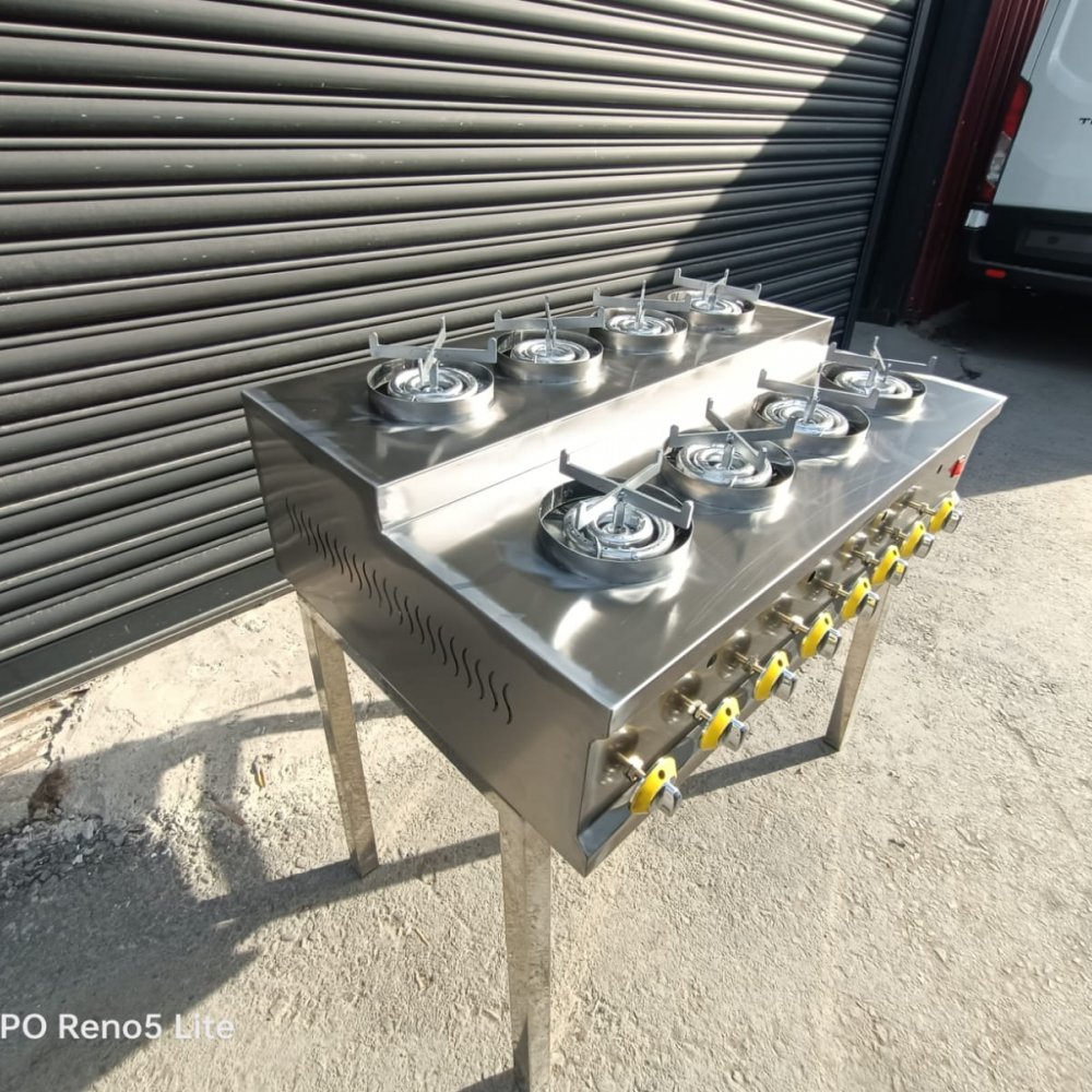 Kunefe Pişirim Ocağı Otomatik Dönerli Takım-59 resimi