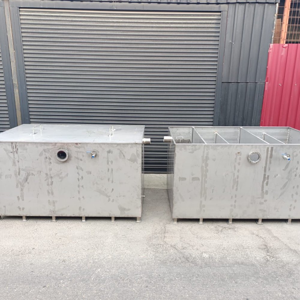 PASLANMAZ KROM YAĞ TUTUCU 4500 lt resimi