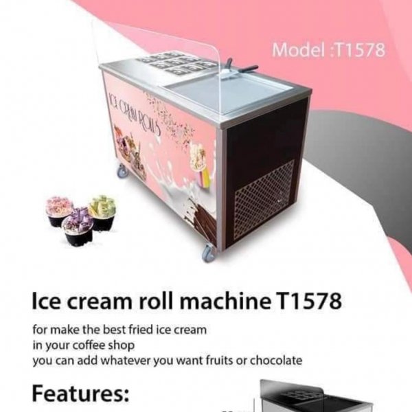 Rulo-Tava Dondurma Makinesi